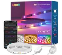 Lepro S2 AI Tira LED 5M RGB Fonciona con Alexa y Google Assistant