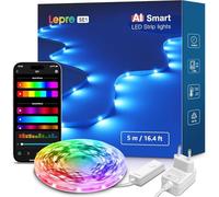 Lepro SE1 AI Tira LED 5M RGB Funciona con Alexa y Google Assistant