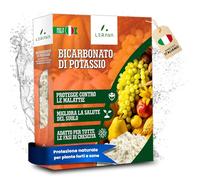 LERAVA Bicarbonato de Potasio (2x250 g) - Fungicida Natural contra el Oídio - Regulador de pH para Suelo y Plantas - Ideal para Frutas y Verduras - Solución Eficaz para Jardín