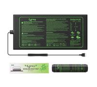 LERWAY Esterilla Calefactora para Plantas 25x52 cm 17,5 W Impermeable PVC | Esterilla térmica Calentador para germinación e invernadero, calefactor uniforme,para 1020 semillas