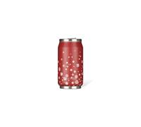 Les Artistes Paris Les ARTISTTES Paris A-4357, Lata isotérmica, termo 280 ml, botella isotérmica sin BPA, reutilizable, boquilla abatible con paja, acero inoxidable, diseño Xmas