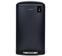 Les Collectors Cubo de Basura con Pedal, Metal, Bleu Foncé, 40 L