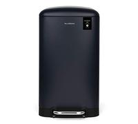 Les Collectors, Cubo de basura de cocina a pedal N°709, Acero inoxidable, Capacidad 30L, Compatible con bolsa 30L, Práctico, Cierre silencioso, Cubo interior extraíble, Acabado mate, Azul oscuro