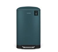 Les Collectors, Cubo de Cocina a Pedal Nº716, Acero Inoxidable, Capacidad 30L, Compatible con Bolsa de 30L, Compacto, Cierre Silencioso, Cubo Interior Extraíble, Acabado Mate, Azul Petróleo