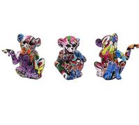 Lesser & Pavey Adorno de Graffiti de diseño británico | Decoración del hogar Adornos de Animales para Todos los hogares u oficinas | Accesorios Decorativos para el hogar para Todo Tipo de hogares -