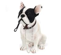 Lesser & Pavey Bulldog Francés de 18 cm Esperando un Paseo, Blanco y Negro