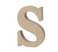 Letra del Alfabeto S de Madera para Decoración de Pared
