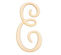 Letras Cursivas de Madera sin Terminar para Pared, 12 Pulgadas | Decoración Diy, Superficie Lisa Blanco, Ligero Colgado, para Fondos, Coronas, Aulas y Bares