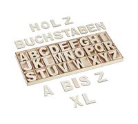 Letras de madera 208 piezas 5,5 cm letras decorativas letras de pino