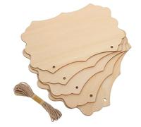 Letrero Colgante de Madera en Blanco, Gran Formato 23x15cm