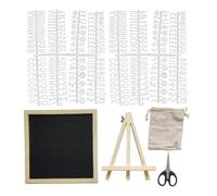 Letrero Tablero Letras Tablón Anuncios Fieltro 25x25 cm