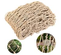 Lets Joy Red de Apoyo para Plantas, 1 m x 5 m Soporte de Red de Plantas de Yute Natural, Red de Soporte para Plantas, Red de Escalada de Balcón, Respetuosa con el Medio Ambiente, Biodegradable