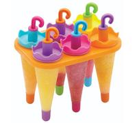 Let's make molde de helado, polos, 6 unidades con forma de paraguas, p