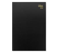 Letts of London Agenda 2026 tamaño A4, día por página, color negro, 26-T11ZBK