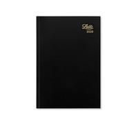 Letts of London Agenda 2026 tamaño A5, vista semanal, color negro, 26-T31XBK