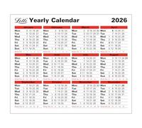 Letts of London Calendario anual 2026 26 TYC