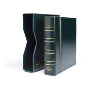 Leuchtturm 301280 Álbum para Monedas Numis Classic - Incl. Estuche Protector y 5 Fundas para Monedas de Ø 44, 34, 25, 17 mm - Verde
