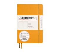 LEUCHTTURM1917 363402 Libreta Medium (A5) 145 x 210 mm, Tapa Blanda, 123 páginas numeradas, Rising Sun, Lisa