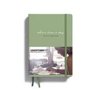 LEUCHTTURM1917 363840 Some Lines A Day, Libro de 5 años, Medium A5, Tapa Dura, 5 years Memories, Sage