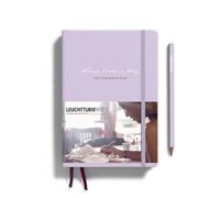 LEUCHTTURM1917 368168 Some Lines A Day, Libro de 5 años, Medium A5, Tapa Dura, 5 years Memories, Lilac