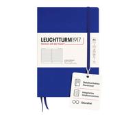 LEUCHTTURM1917 369793 Libreta Medium (A5) 145 x 210 mm, Tapa Dura, 251 páginas numeradas, Ink, Lineas