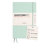 LEUCHTTURM1917 370281 Libreta Composition (B5) 178 x 254 mm, Tapa Dura, 219 páginas numeradas, Mint Green, Lisa