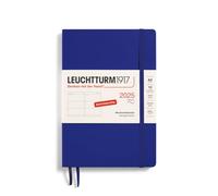 LEUCHTTURM1917 370570 Agenda semanal mediana (A5) 2025, tapa blanda, tinta alemana