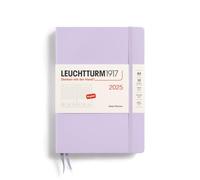 LEUCHTTURM1917 370701 Agenda diaria mediana (A5) 2025, lilac, inglés