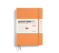 LEUCHTTURM1917 370703 Agenda diaria mediana (A5) 2025, albaricoque, inglés