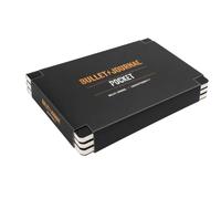LEUCHTTURM1917 371123 Bullet Journal Pocket A6, 14,3 x 10,3 cm, 46 páginas numeradas, punteado, negro, 3 unidades