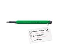 LEUCHTTURM1917 372223 Drehgriffel Nr. 2, Lápiz, mina de grafito (grosor 0, 7 mm), Dureza de la mina: HB, Spring Leaf