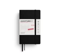 LEUCHTTURM1917 372597 Agenda diaria Pocket (A6) 2026, 12 meses, negro, alemán