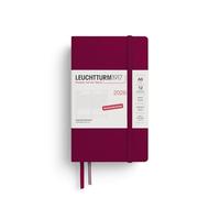 LEUCHTTURM1917 372598 Agenda diaria Pocket (A6) 2026, 12 meses, color rojo