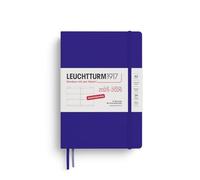 LEUCHTTURM1917 372632 Calendario semanal Mediano (A5) 2026, 18 meses 07.2025-12.2026, Tapa dura, Tinta, Alemán