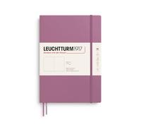 Cuaderno Leuchtturm1917 B5 tapa blanda rosa empolvado liso
