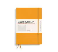 LEUCHTTURM1917 Cuaderno B5 Tapa dura, Rising Sun, Rayado | Composition, rayado, libre de ácido, cosido a hilo, índice, set de pegatinas