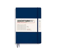 LEUCHTTURM1917 Cuaderno Composition B5 Tapa blanda Marine, Azul marino | 123 páginas numeradas, cosido a hilo, papel 80 g/m², marcapáginas, bolsillo expansible