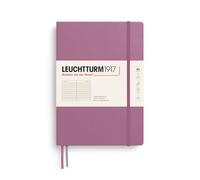LEUCHTTURM1917 Cuaderno Composition B5 Tapa dura, Dusty Rose, Rayado | 219 páginas numeradas, índice, cosido a hilo, 2 marcapáginas