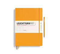 LEUCHTTURM1917 Cuaderno Master Classic A4+ Tapa dura Liso, Rising Sun | 235 páginas numeradas, papel 100 g/m², cosido a hilo, índice, bolsillo expansible