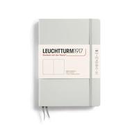 LEUCHTTURM1917 Cuaderno Medium A5 Tapa dura Liso, Light Grey, Sin rayas | 251 páginas numeradas con índice, cosido a hilo, libre de ácido