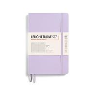 LEUCHTTURM1917 Cuaderno Paperback B6+, Tapa blanda, Lilac, Rayado | 123 páginas numeradas, libre de ácido, papel color crema 80 g/m², 2 marcapáginas
