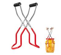 Levantador de Conservas, Elevador de Tarros, Conservas Pinzas, Pinzas para Levantar Tarros, Elevador de Tarros de Acero Inoxidable con Empuñadura Antideslizante, para el Hogar Cocina Restaurante Hotel