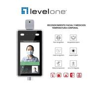 Level One Cámara IP con medición de temperatura y reconocimiento facial 1080p