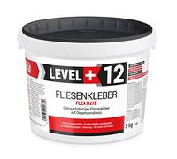 Level Plus 12 Adhesivo para Baldosas D2TE Blanco - Adhesivo Flexible Listo para Uso para Baldosas, Gres Porcelánico, Piedra Natural y Mosaico de Cristal - Adhesivo en Dispersión para Interior y