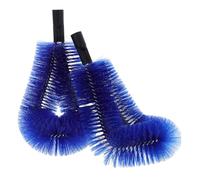 Levemolo 2 Cabezales de Cepillo para Limpiar Canalones Varilla de 24mm, Herramienta Multipropósito de Nylon y Acero Inoxidable para Uso Doméstico y Comercial