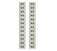 Levemolo 2 tiras de goma de silicona para contacto de teclas, almohadilla conductora para teclado de piano digital, reparación de contacto de teclas, accesorios de repuesto de goma de 12