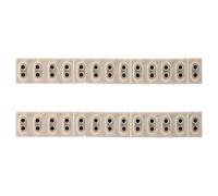 Levemolo 2 tiras de goma de silicona para contacto de teclas, almohadilla conductora para teclado de piano digital, reparación de contacto de teclas, accesorios de repuesto de goma de 13