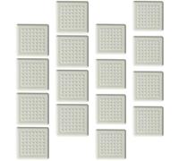 Levemolo Almohadillas para Patas de Muebles, Autoadhesivas Antideslizantes, Silicona Cuadrada 4 y 3 CM, Pack de 16 para Proteger Pisos y Facilitar el Movimiento de Sillas y Mesas