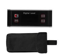 Levemolo Inclinómetro Electrónico Digital Pantalla y Retroiluminación Abs Negro para Medición Precisa en Automoción y Campos Médicos