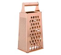 Levemolo Rallador y Protección contra Cortes de 4 Lados de Acero Inoxidable Dorado Caja con Efecto de Corte Estable Adecuado para Cocina Profesional y Doméstica